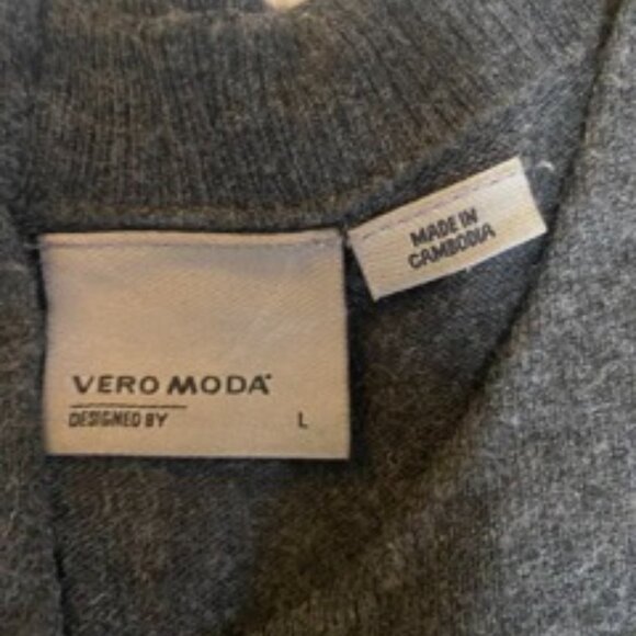 Vero Moda Grey Knit Dress - Picture 3 of 5